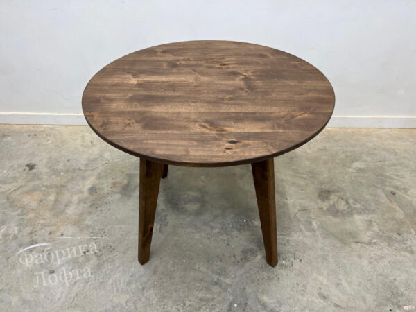 Круглый стол Линдас, 900 мм цвет "Орех" лот 3251