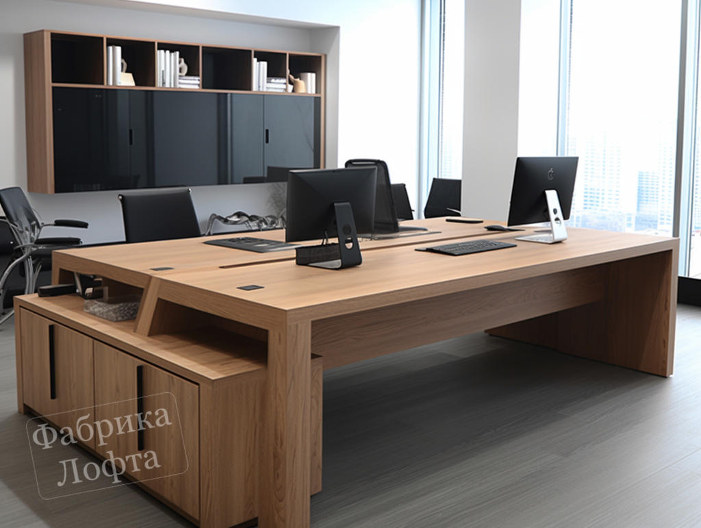 Изготовление офисных столов из массива дуба на заказ: индивидуальность и эксклюзивность