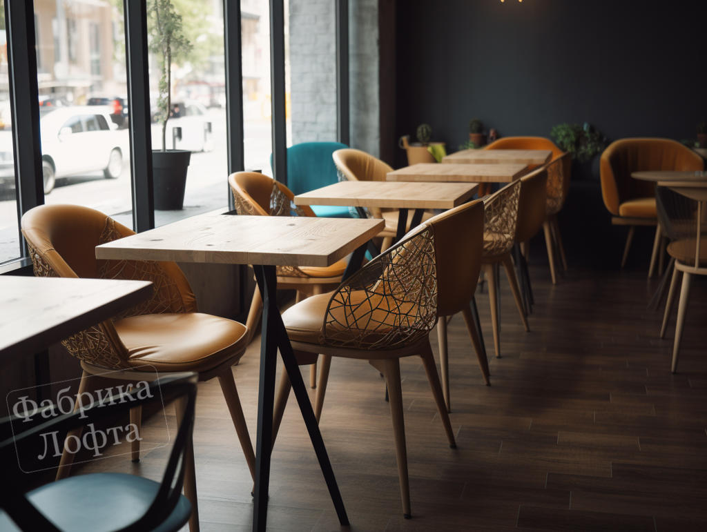 Стулья лофт в современных кафе и ресторанах: неотъемлемый элемент обстановки